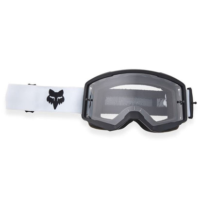 FOX Main Goggles - One Size Fits Most - White - Clear Leans - Image 1