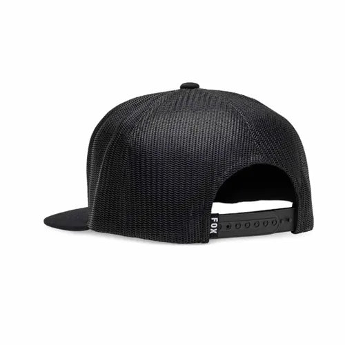 Fox Mesh Snapback Hat - OSFA - Black - Image 2
