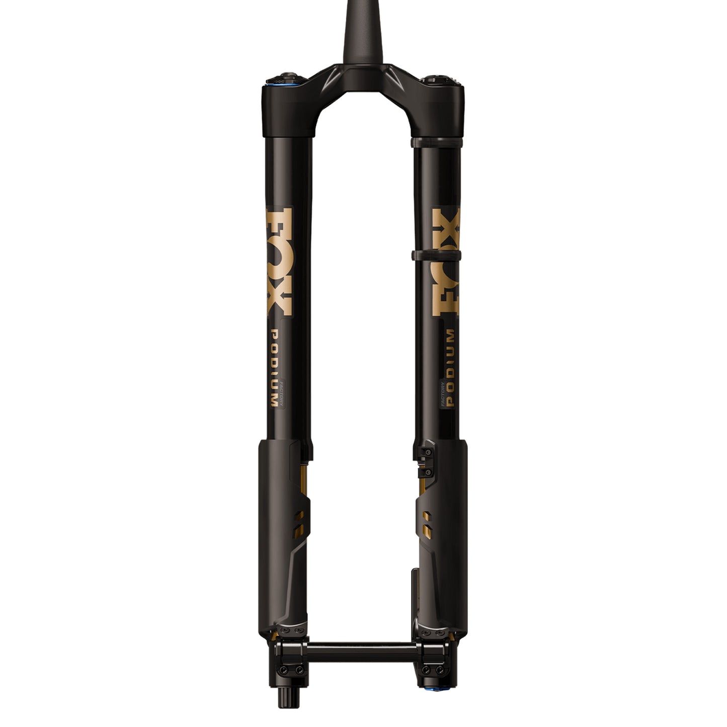FOX Podium Factory Fork - 29 Inch - 1 1/8th - 1.5 Inch Tapered - 20x110mm - 150mm - 44mm  - Grip X2 58HT - Black - Image 1
