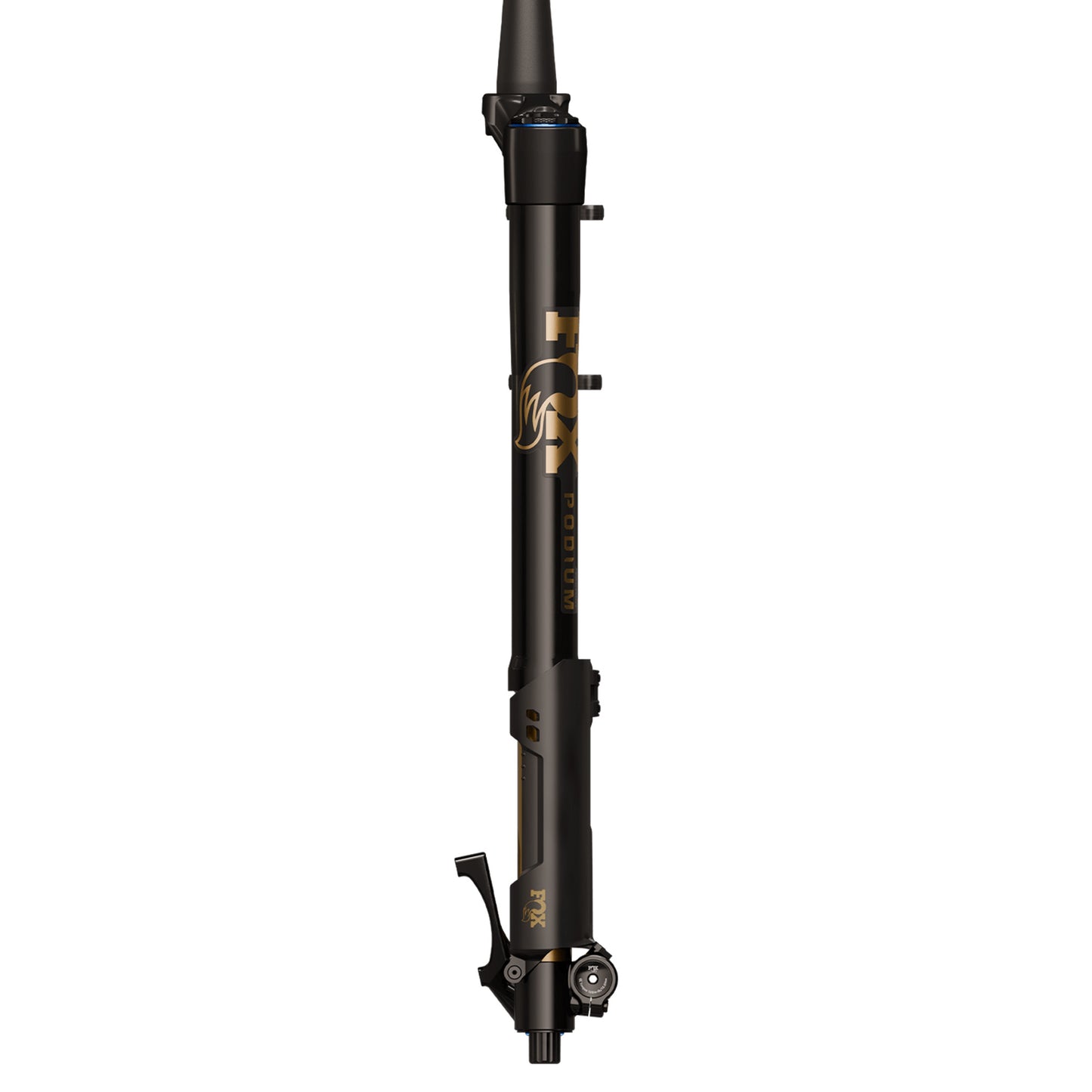 FOX Podium Factory Fork - 29 Inch - 1 1/8th - 1.5 Inch Tapered - 20x110mm - 160mm - 44mm  - Grip X2 68HT - Black - Image 4