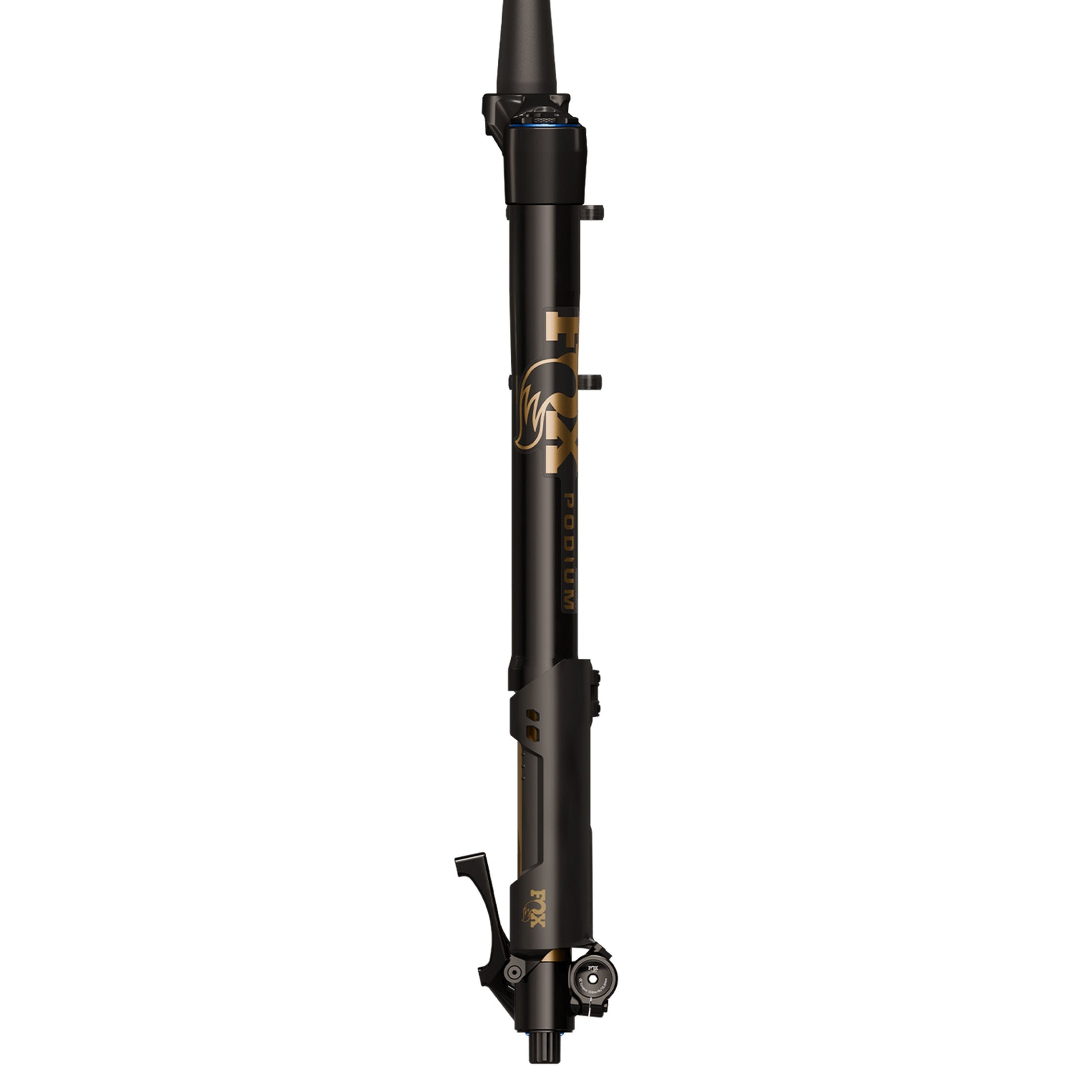 FOX Podium Factory Fork - 29 Inch - 1 1/8th - 1.5 Inch Tapered - 20x110mm - 160mm - 44mm  - Grip X2 68HT - Black - Image 4