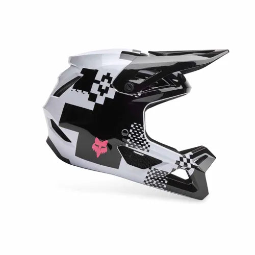Fox Rampage Helmet - L - Digi Image - Black - White - Image 1