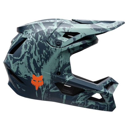 Fox Rampage Image Print Helmet - S - Arctic Blue - Image 1