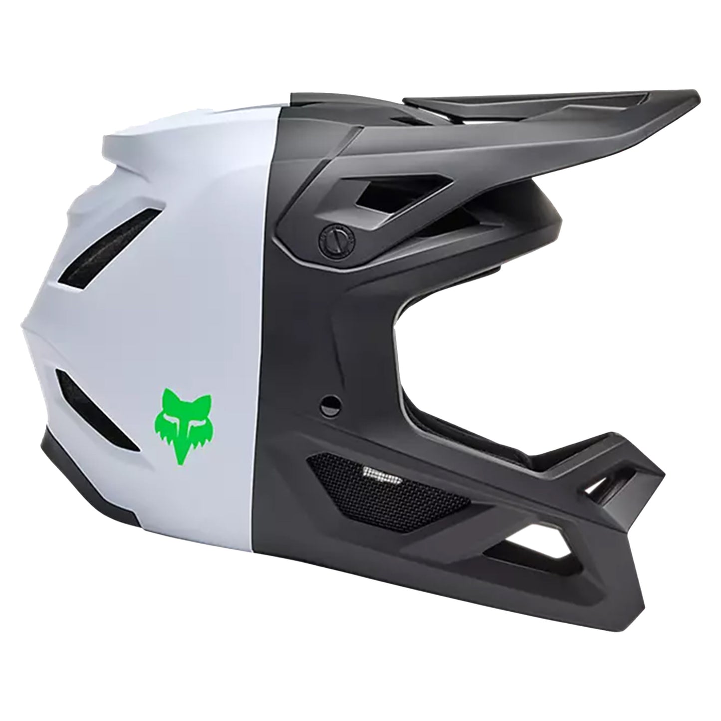 Fox Rampage Youth Helmet - Youth L - 5050 - Black - White - Image 1