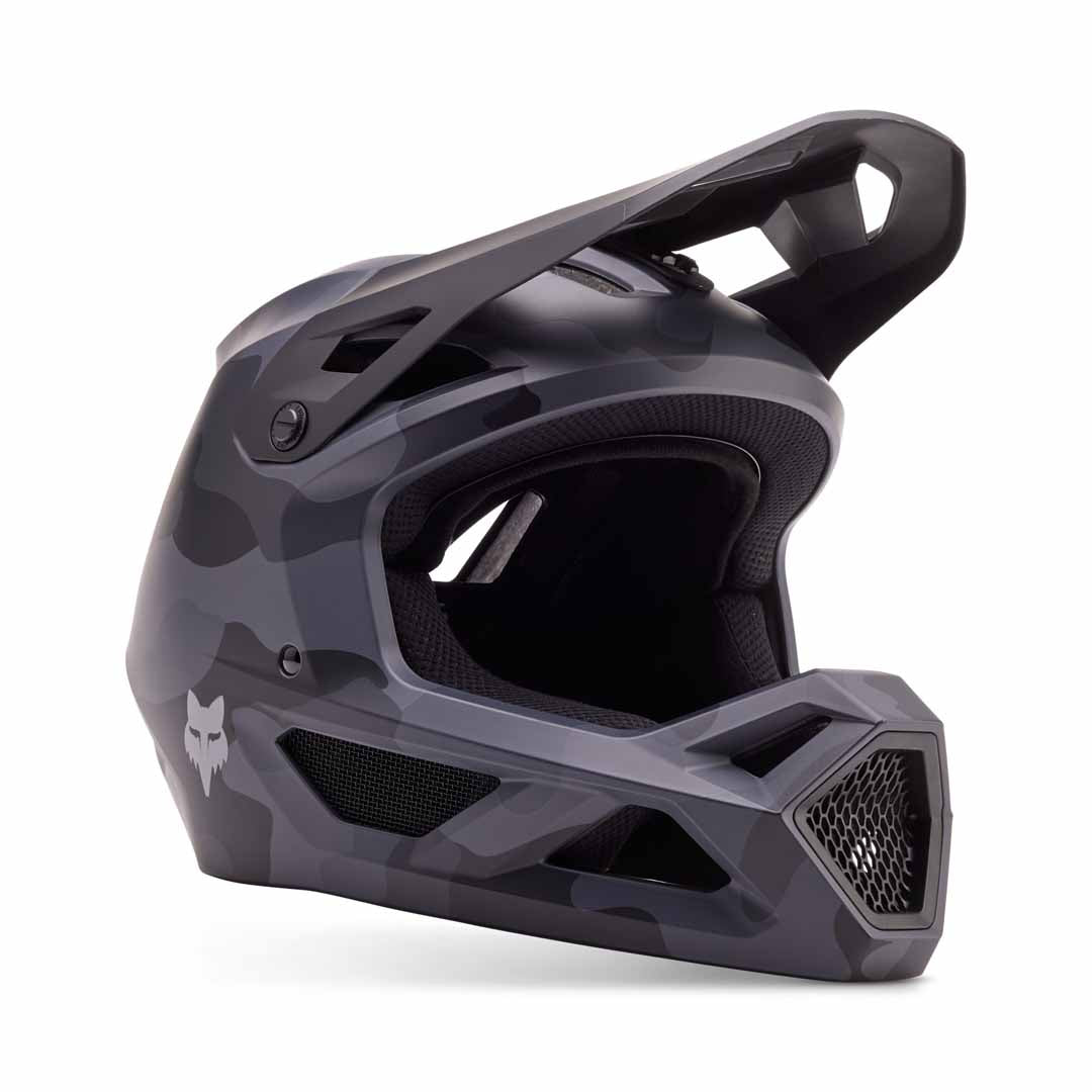 Fox Rampage Youth Helmet - Youth L - Black Camo - Image 2