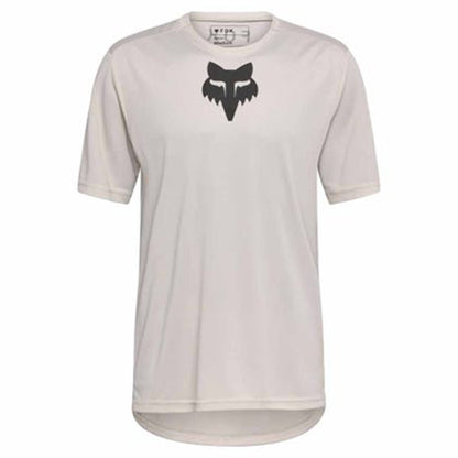 Fox Ranger Fox Head Short Sleeve Jersey - 2XL - Vintage White - Image 1