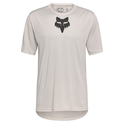 Fox Ranger Fox Head Short Sleeve Jersey - S - Vintage White - Image 1