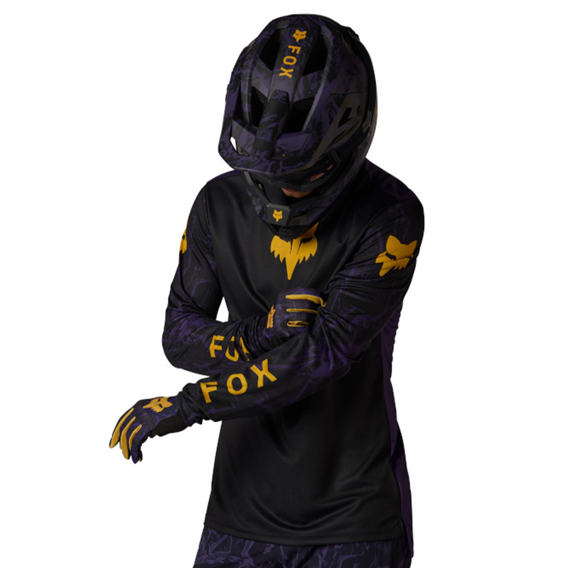 Fox Ranger Image Feel Long Sleeve Jersey - 2XL - Plum - Image 5