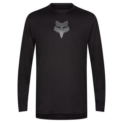 FOX Ranger Long Sleeve Jersey - L - FOX Head Black - Image 1