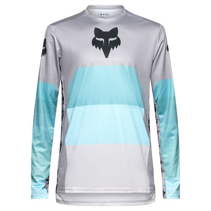 Fox Ranger Long Sleeve Jersey - L - Grid Steel Grey - Image 1