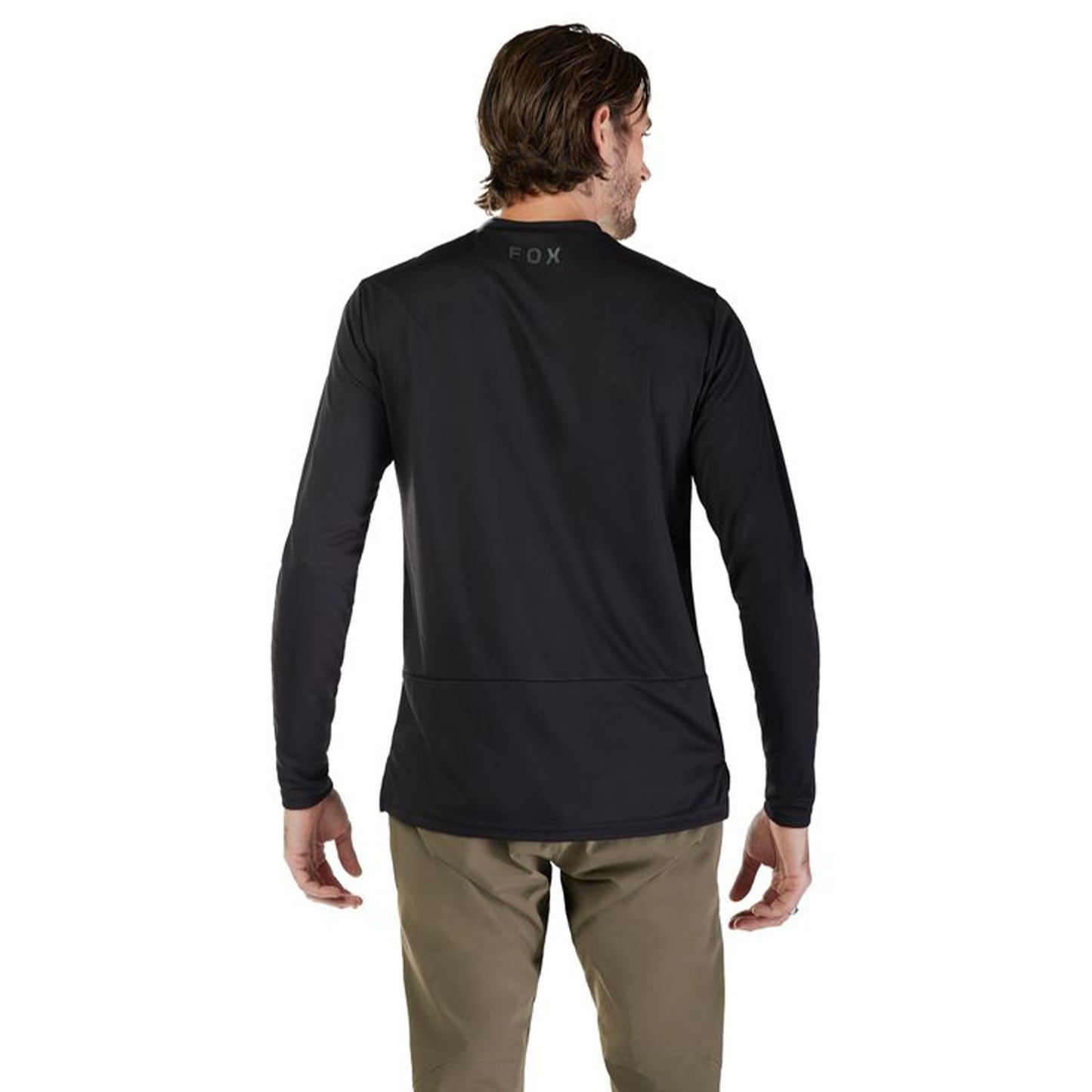 FOX Ranger Long Sleeve Jersey - S - FOX Head Black - Image 4