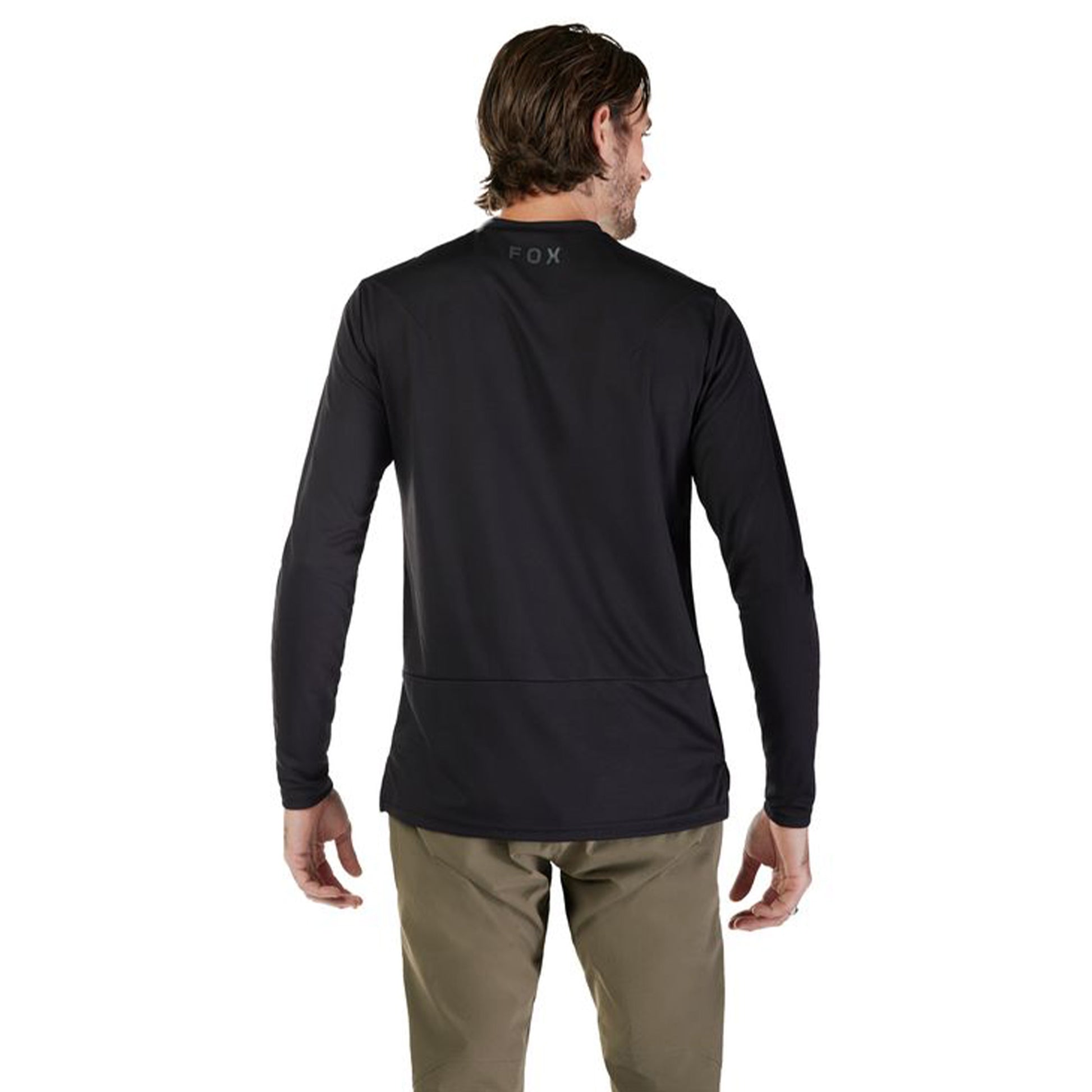 FOX Ranger Long Sleeve Jersey - S - FOX Head Black - Image 4