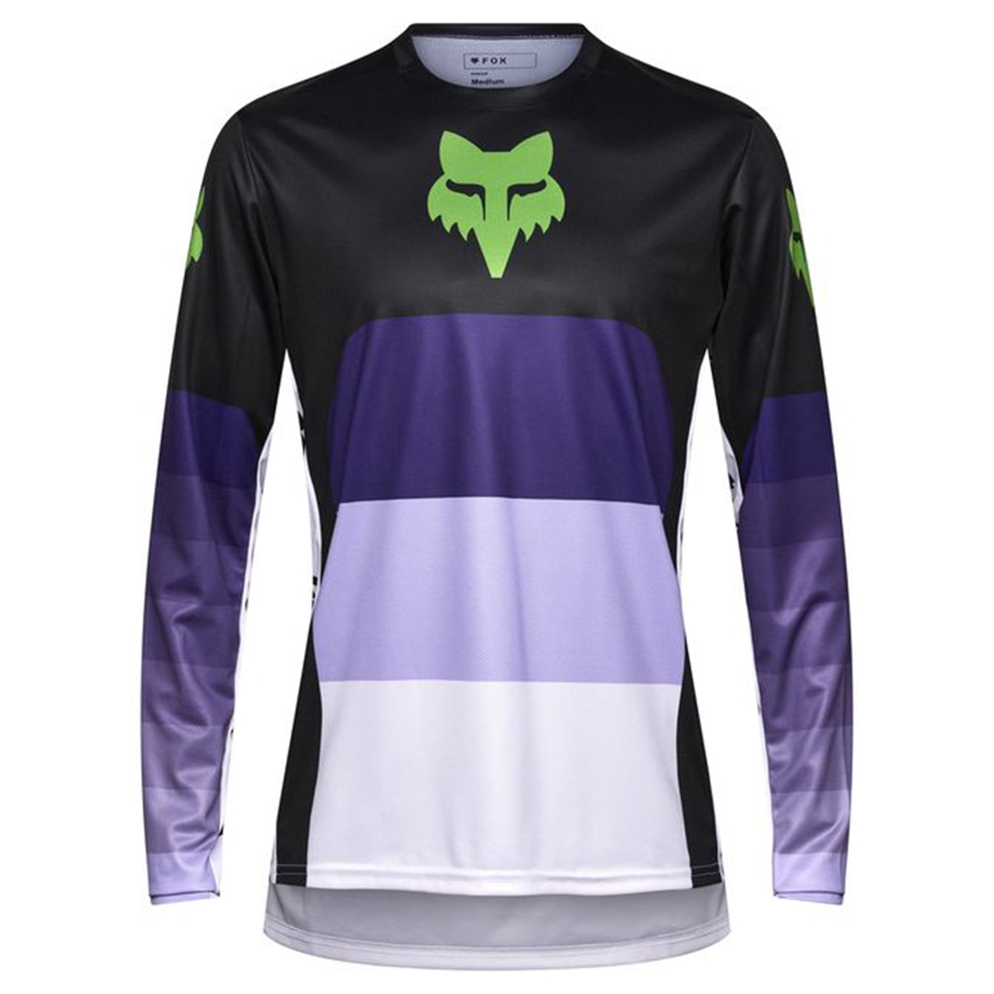 Fox Ranger Long Sleeve Jersey - S - Grid Black - Image 1