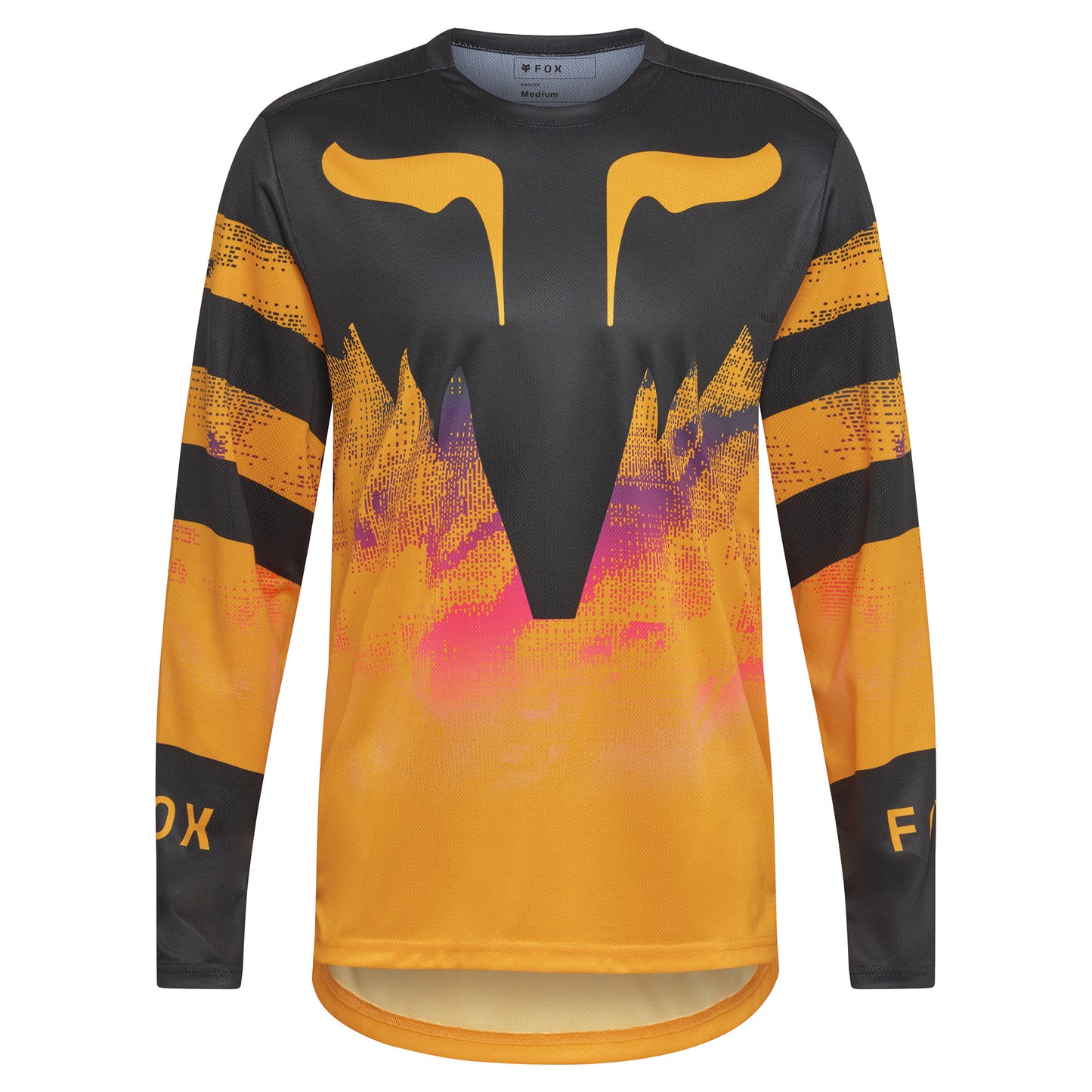 FOX Ranger Long Sleeve Kairos Jersey - L - Tangerine - Image 1