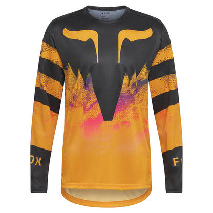 FOX Ranger Long Sleeve Kairos Jersey - S - Tangerine - Image 1
