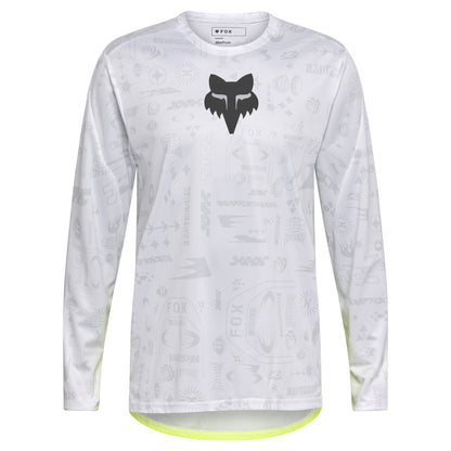 FOX Ranger Long Sleeve Lunar Se Jersey - L - White - Image 1