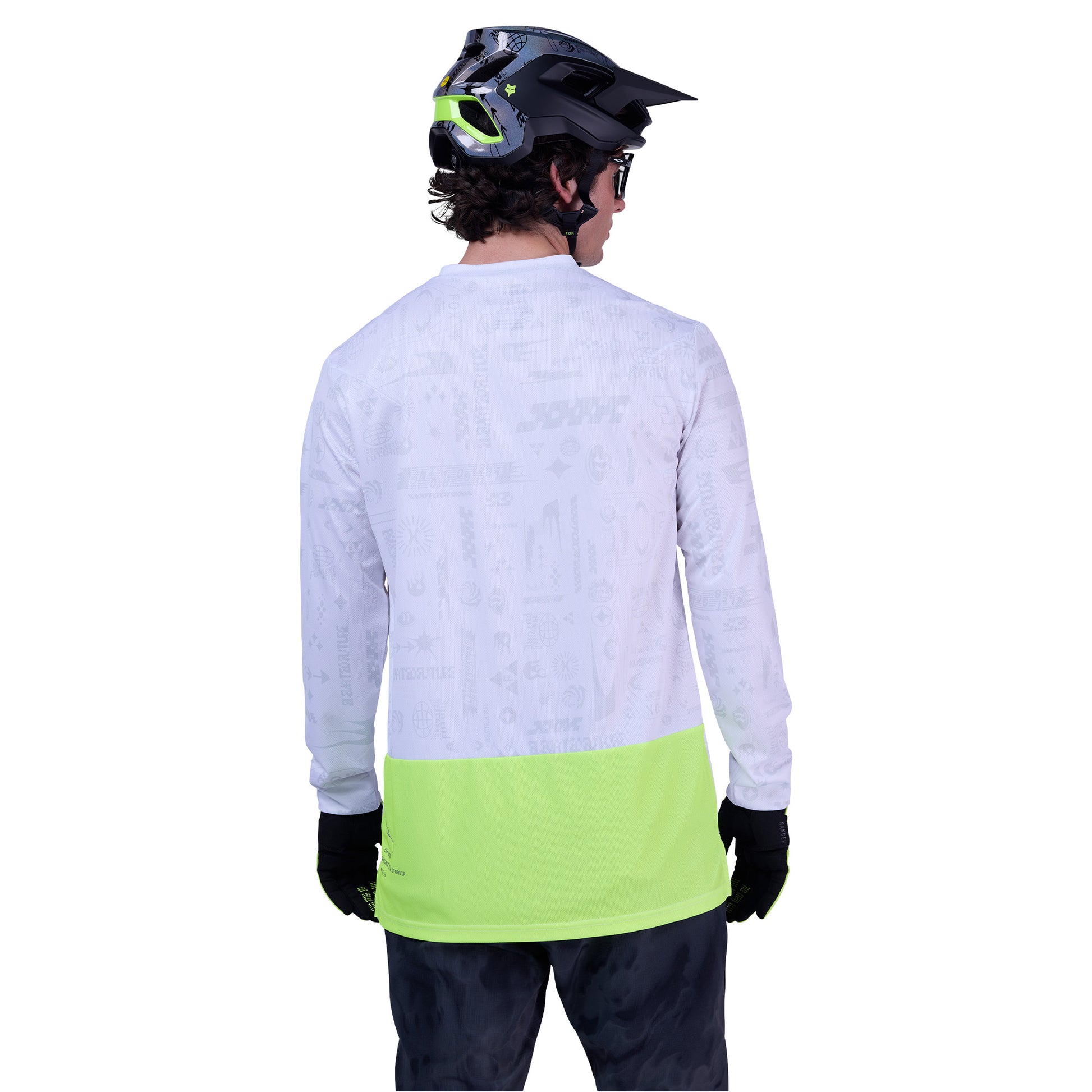 FOX Ranger Long Sleeve Lunar Se Jersey - M - White - Image 4