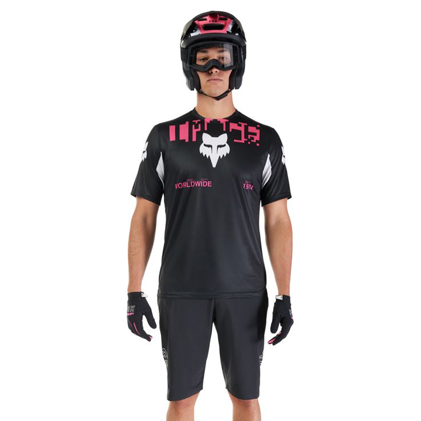 FOX Ranger Short Sleeve Jersey - M - Digi Image Black - Image 3