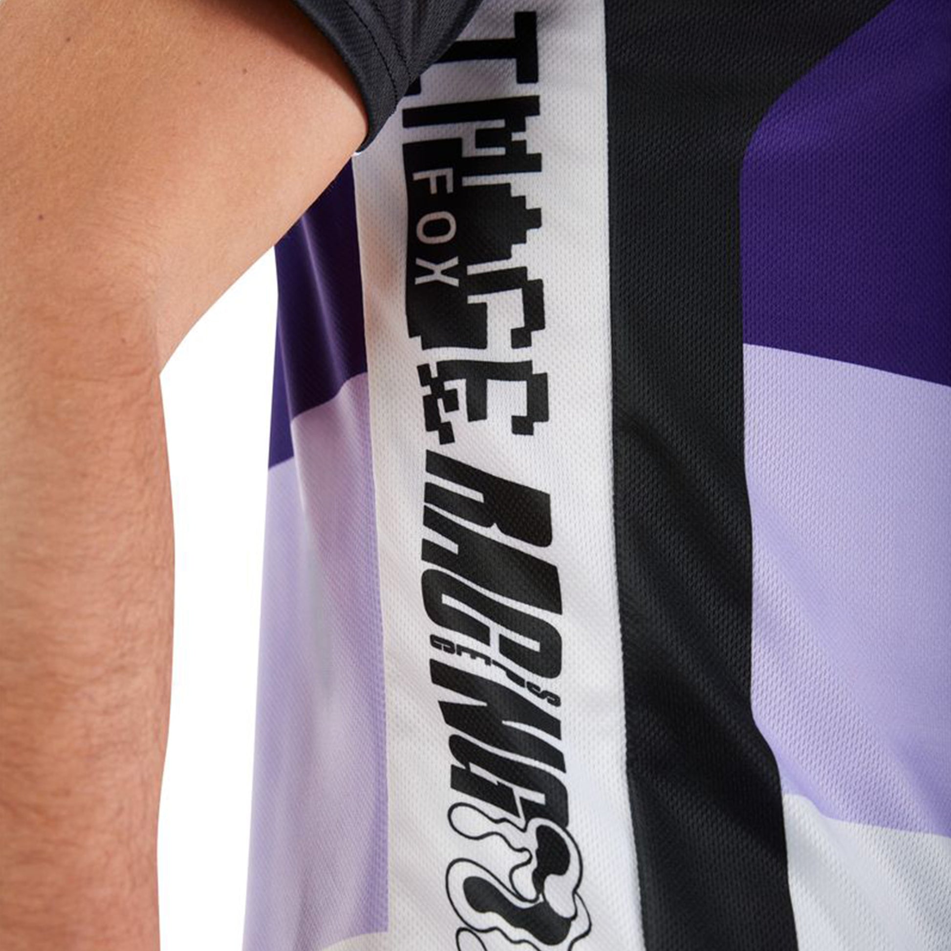 Fox Ranger Short Sleeve Jersey - M - Grid Black - Image 6