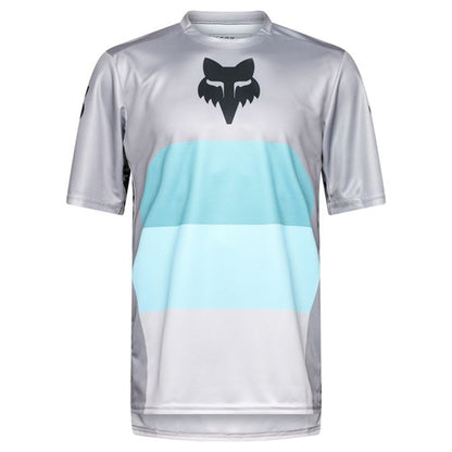 Fox Ranger Short Sleeve Jersey - M - Grid Steel Grey - Image 1