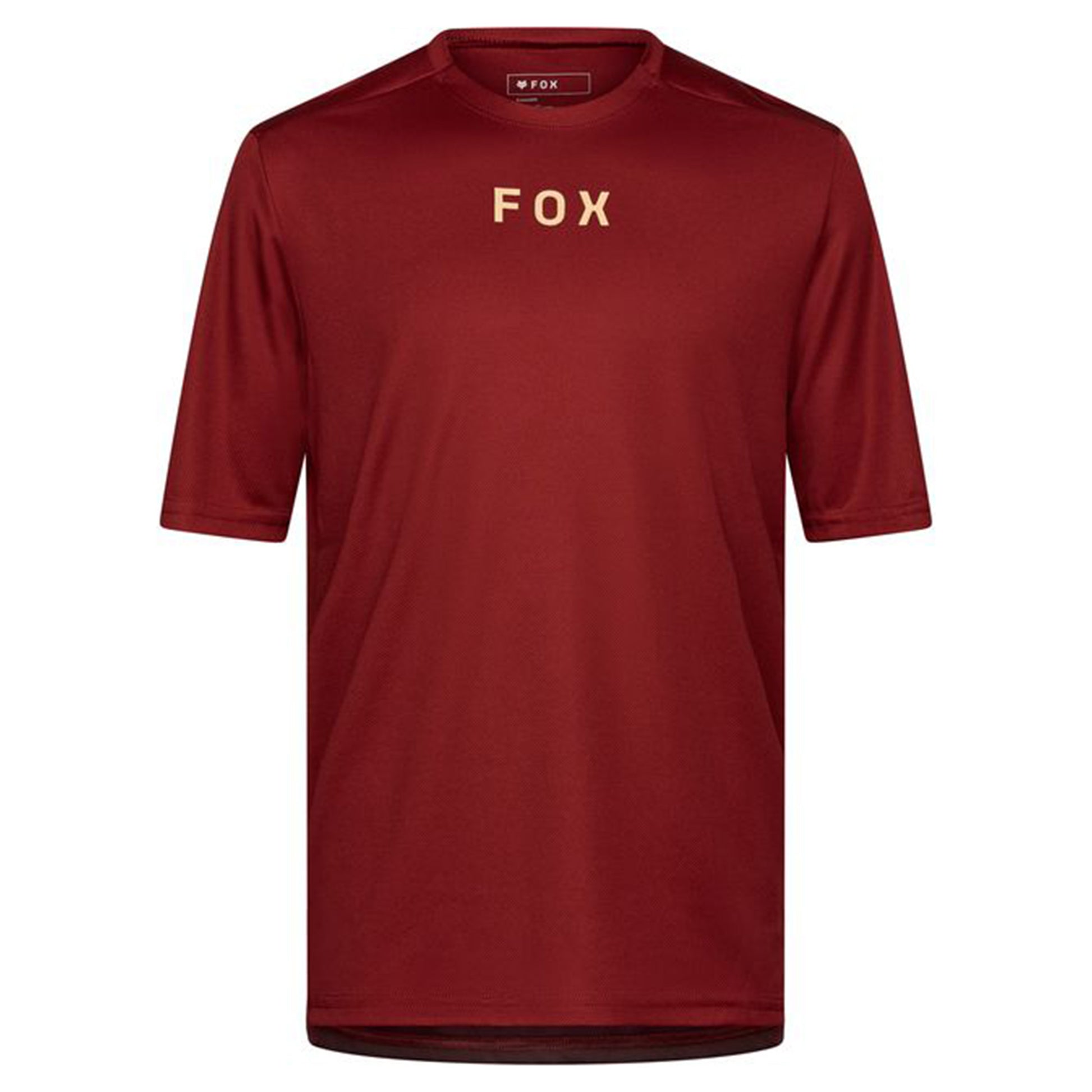 FOX Ranger Short Sleeve Jersey - M - Wordmark Rust - Image 1