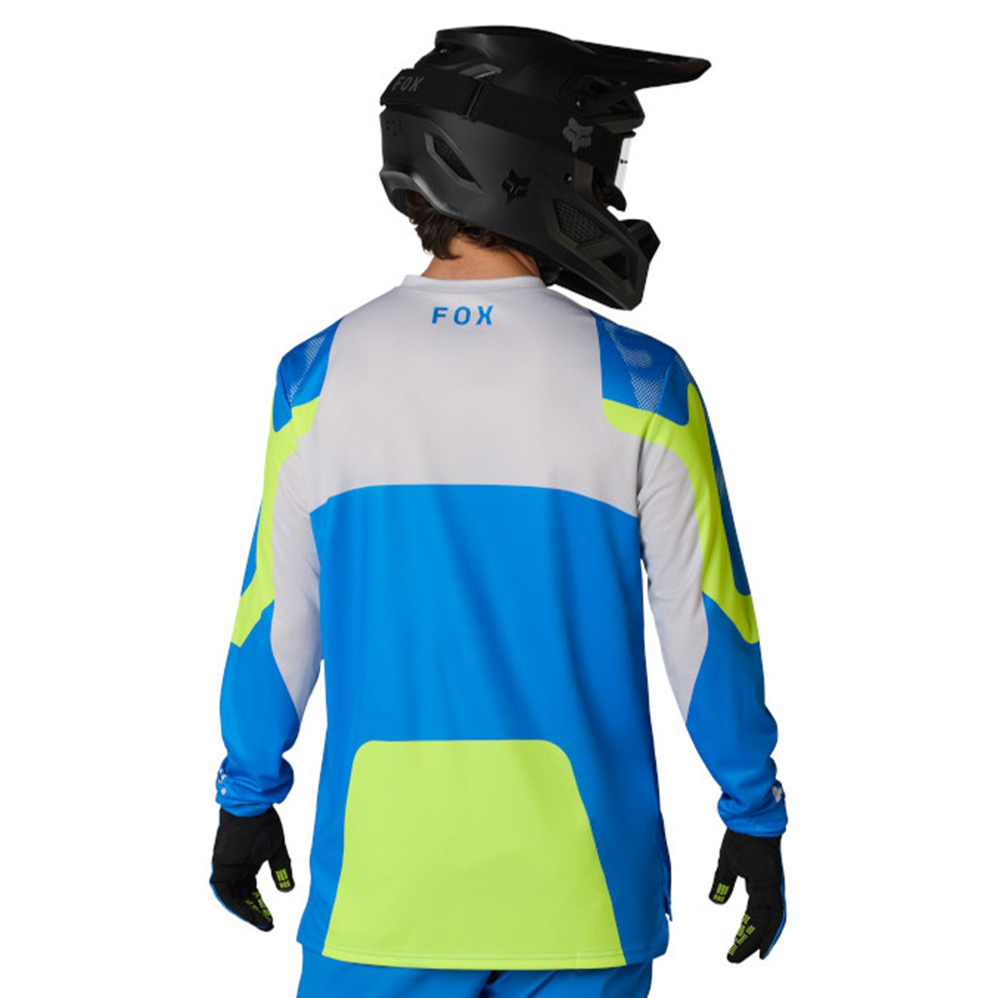 Fox Ranger Tactile Long Sleeve Jersey - L - Blue Jewel - Image 4