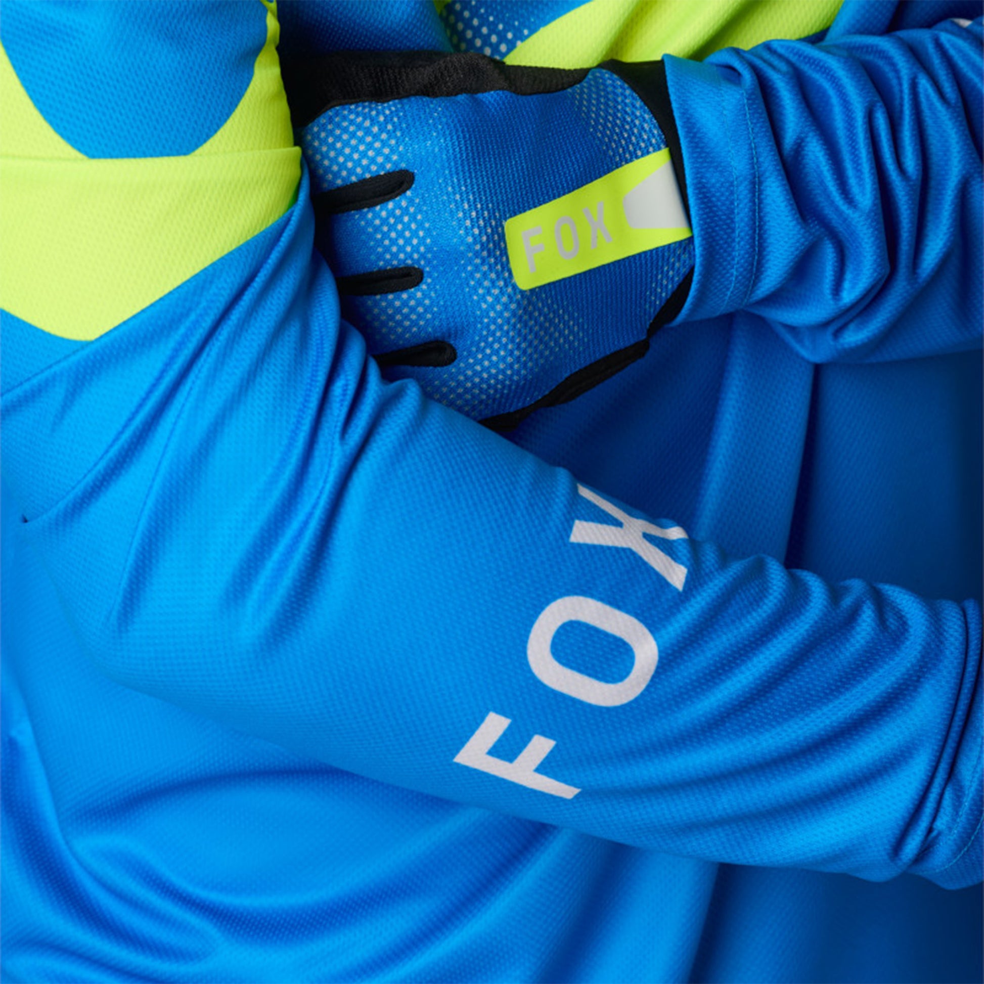 Fox Ranger Tactile Long Sleeve Jersey - M - Blue Jewel - Image 6