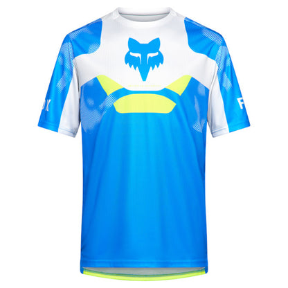 Fox Ranger Tactile Short Sleeve Jersey - L - Blue Jewel - Image 1