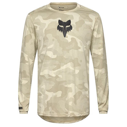 Fox Ranger Tru Dri Long Sleeve Jersey - L - Cream - Image 1