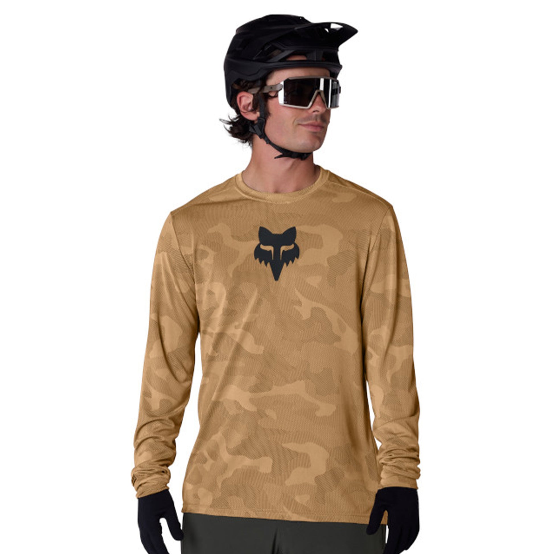 Fox Ranger Tru Dri Long Sleeve Jersey - L - Nutmeg - Image 5