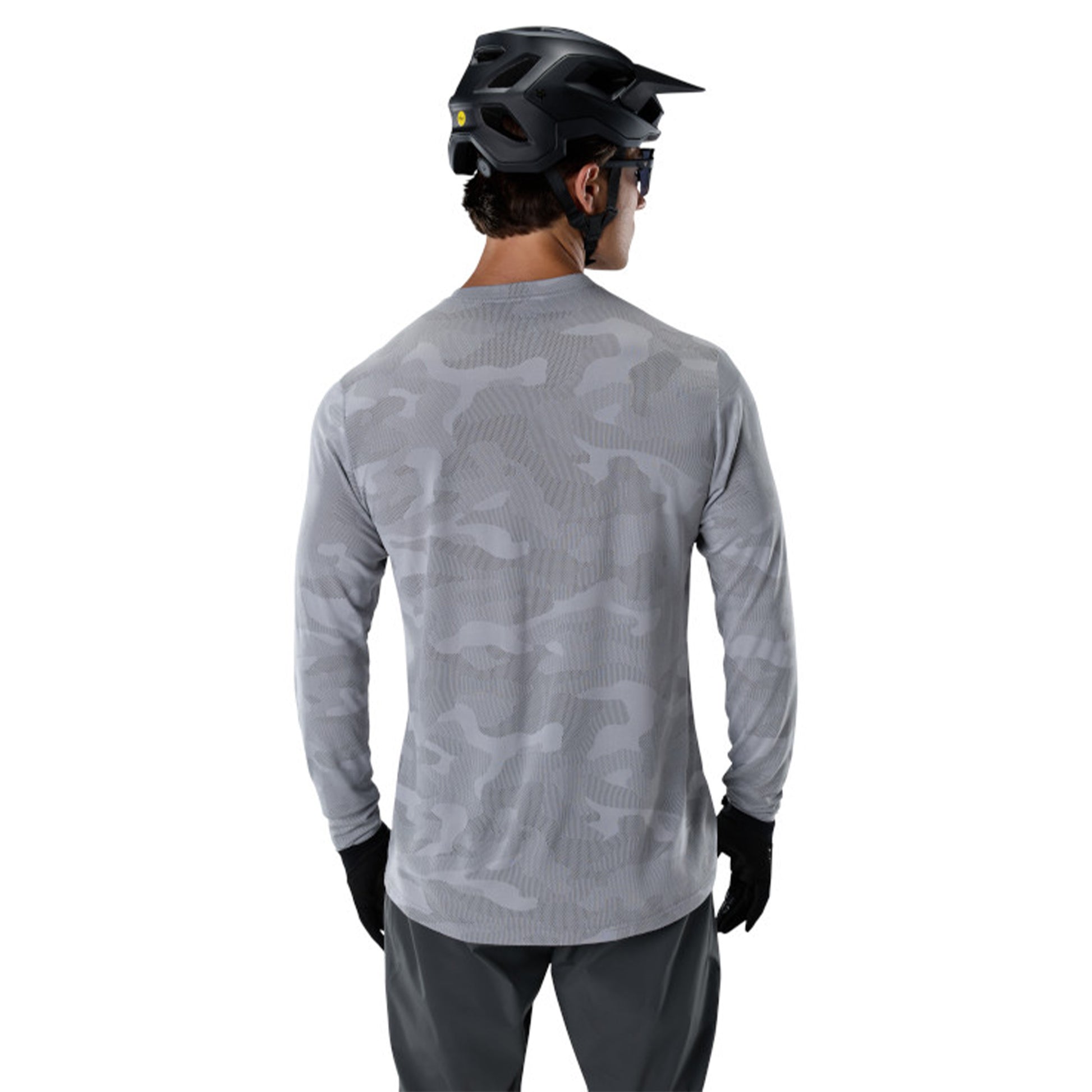 Fox Ranger Tru Dri Long Sleeve Jersey - M - Print Purple - Image 4