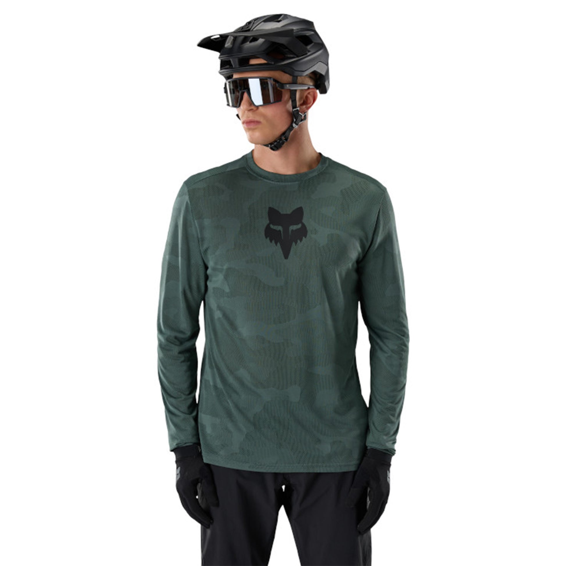 Fox Ranger Tru Dri Long Sleeve Jersey - M - Sage - Image 3