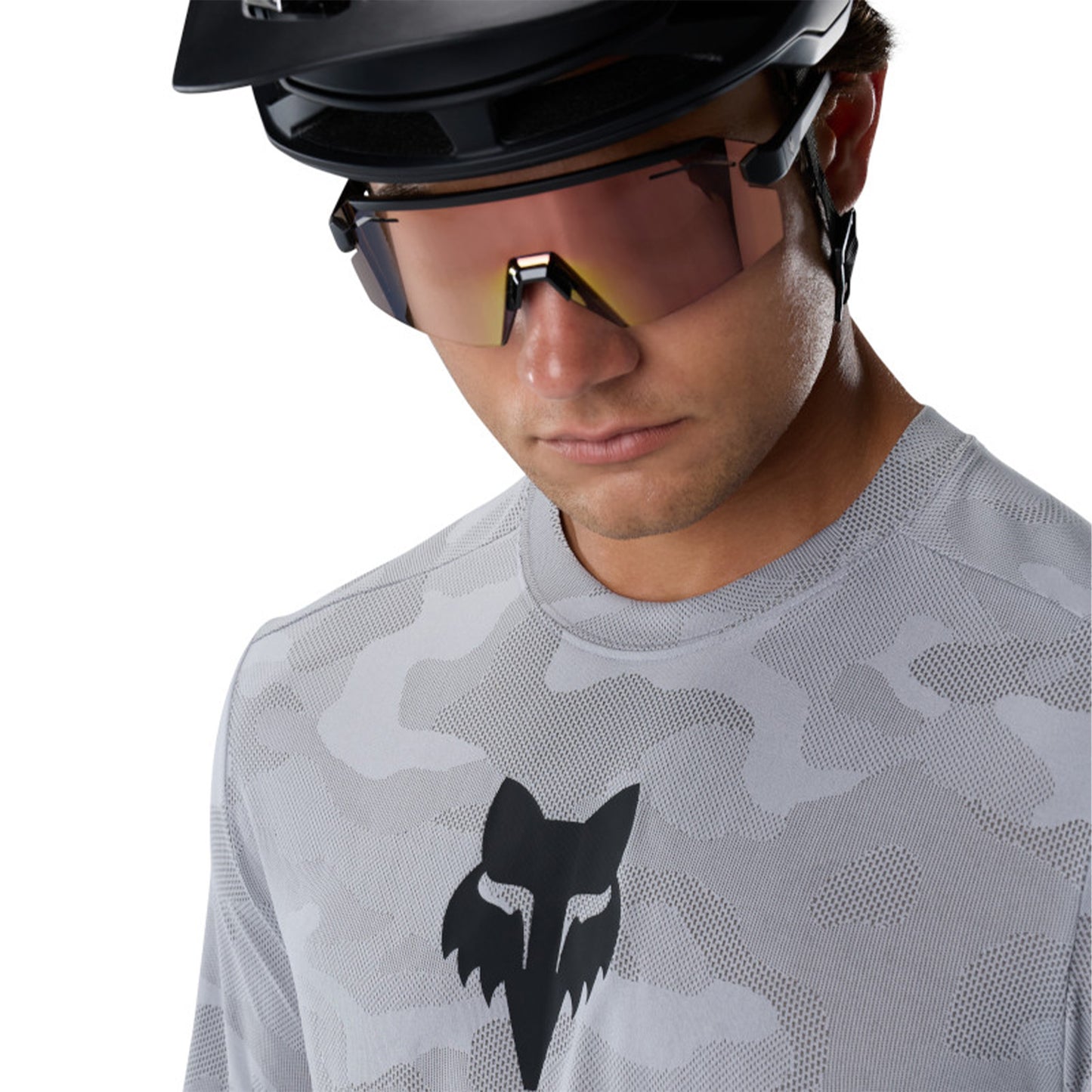 Fox Ranger Tru Dri Long Sleeve Jersey - S - Print Purple - Image 5
