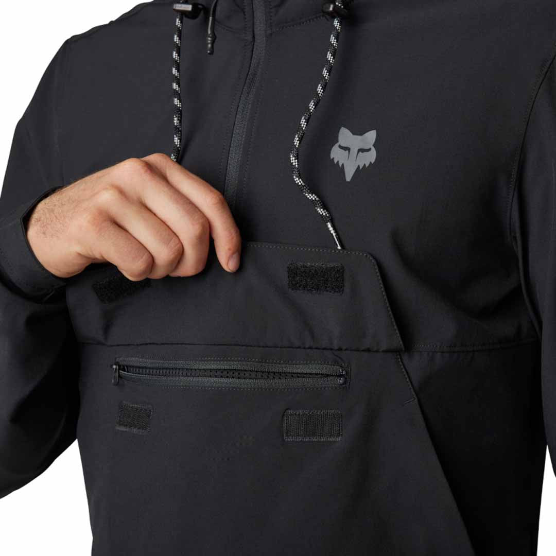 Fox Ranger Wind Pullover - S - Black - Image 5