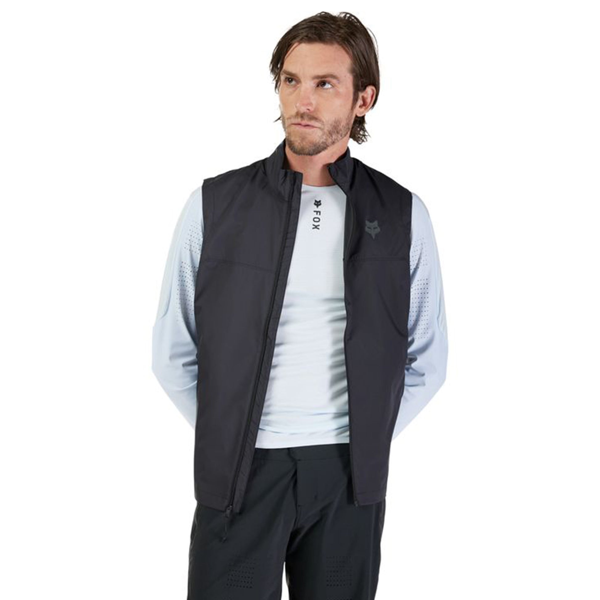 Fox Ranger Wind Vest - S - Black - Image 5