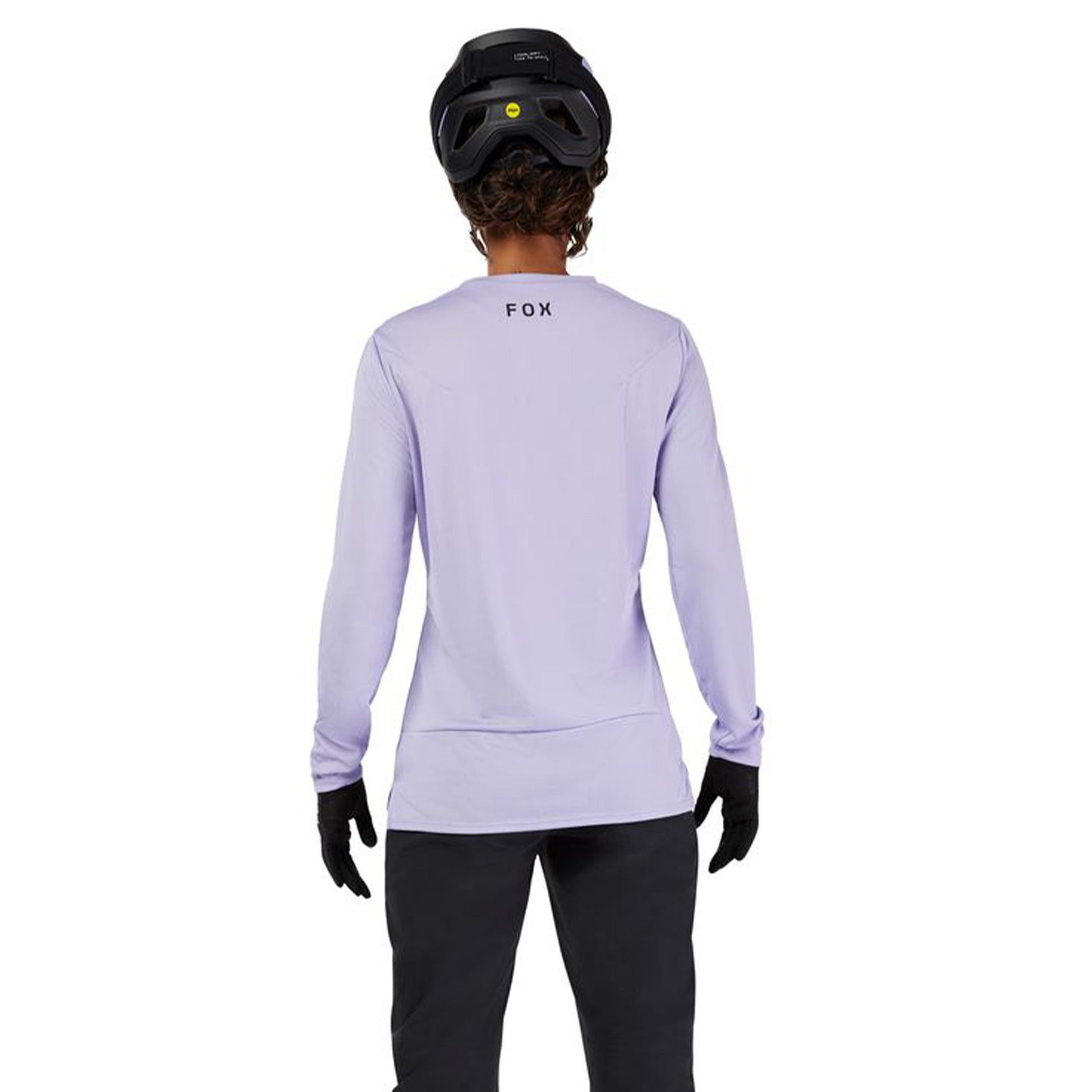 FOX Ranger Women's Long Sleeve Jersey - L - FOX Head Lilac - Image 4