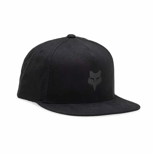 Fox Snapback Hat - OSFA - Black/Charcoal - Image 1