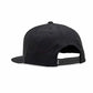 Fox Snapback Hat - OSFA - Black/Charcoal - Image 2