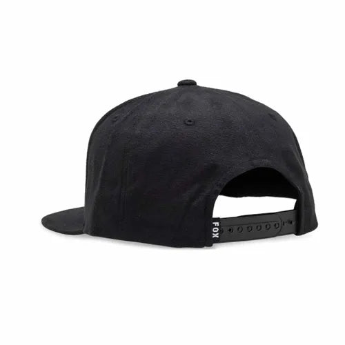 Fox Snapback Hat - OSFA - Black/Charcoal - Image 2