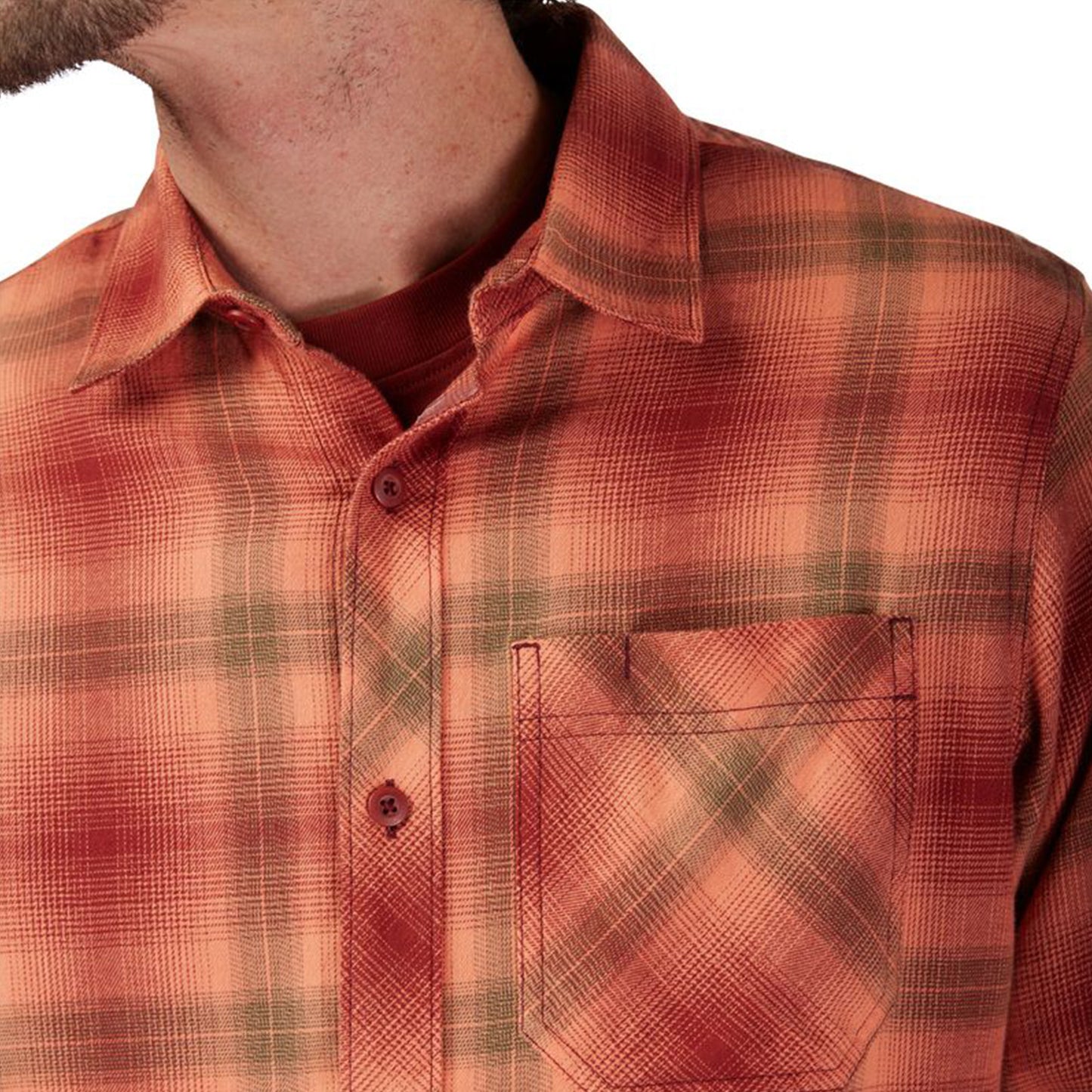 FOX Survivalist Stretch Flannel - S - Rust - Image 7