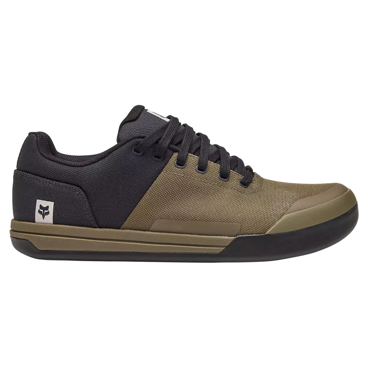 FOX Union Canvas Flat Pedal Shoes - EU38 - Olive Green - Image 1