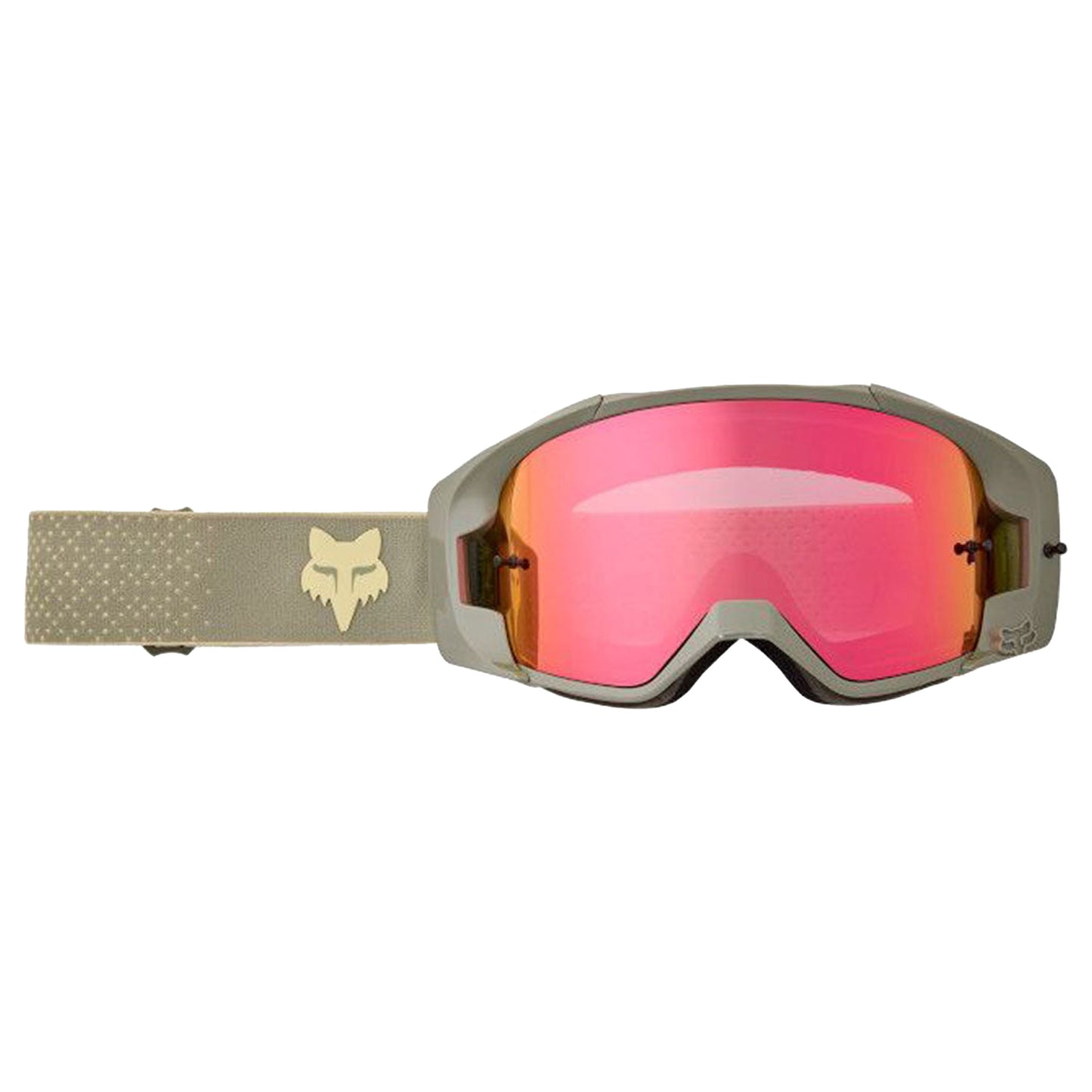FOX Vue Core Vivid Goggles - One Size Fits Most - Cream - Dark Grey Lens - Image 1