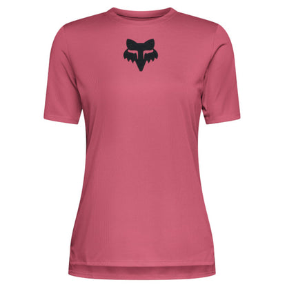 Fox Women's Ranger Fox Head Short Sleeve Jersey - M - Berry - Image 1