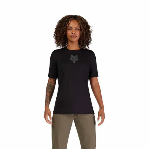Fox Women's Ranger Fox Head Short Sleeve Jersey - XS - Black - Image 6
