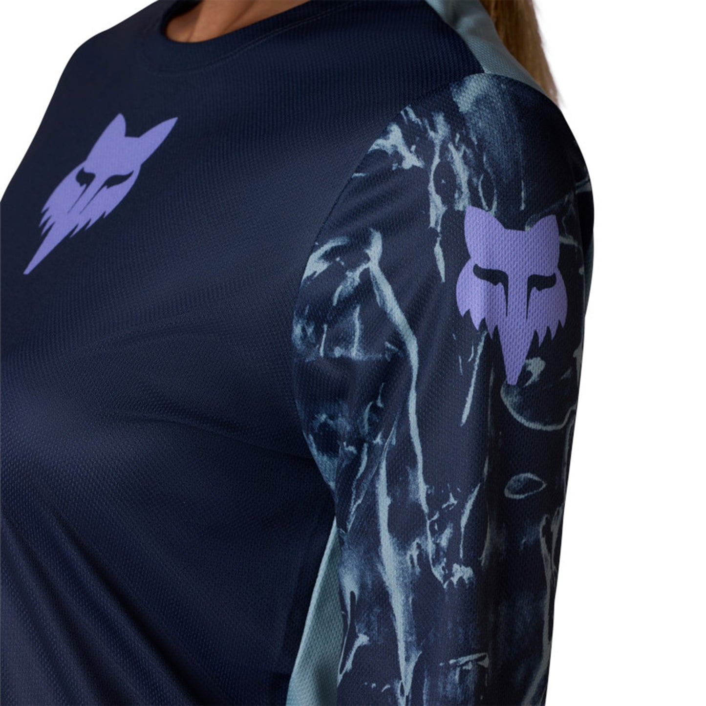 Fox Women's Ranger Image Feel Long Sleeve Jersey - M - Arctic Blue - Image 5