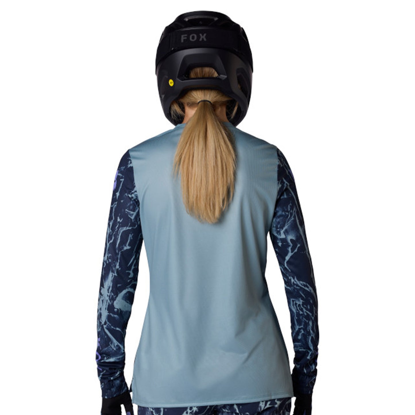 Fox Women's Ranger Image Feel Long Sleeve Jersey - S - Arctic Blue - Image 4