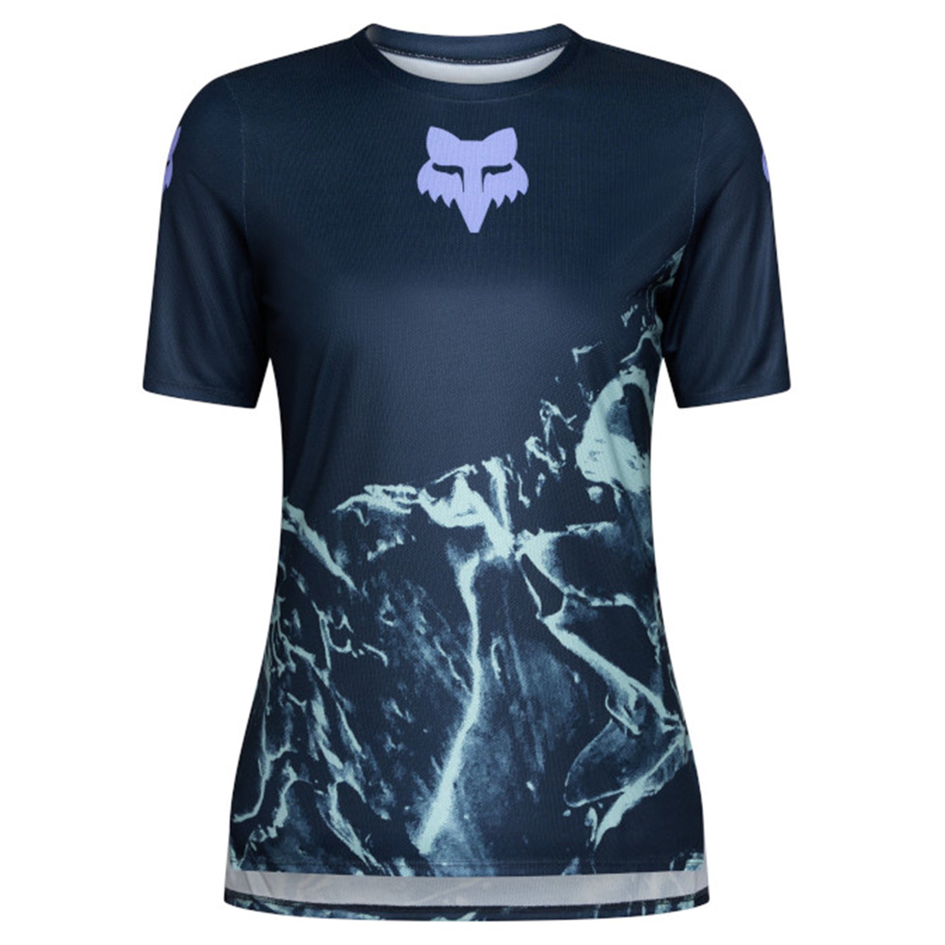 Fox Women's Ranger Image Feel Short Sleeve Jersey - L - Arctic Blue - Image 1