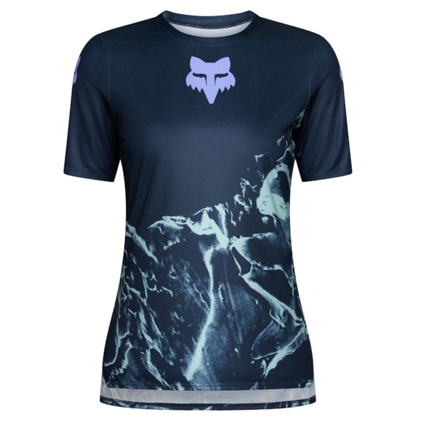 Fox Women's Ranger Image Feel Short Sleeve Jersey - L - Arctic Blue - Image 1