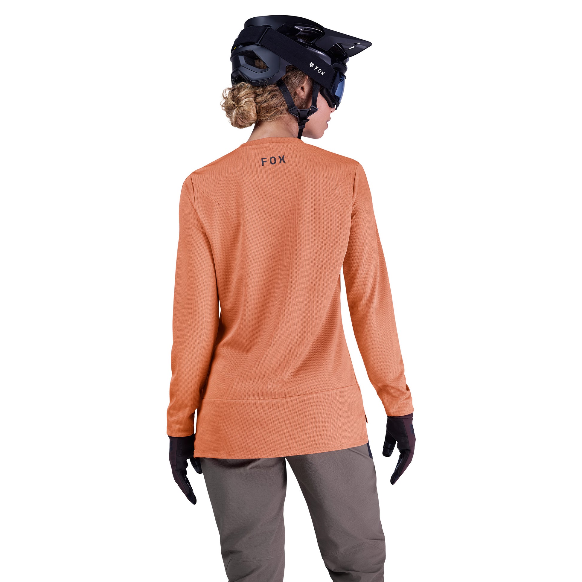 FOX Women's Ranger Long Sleeve Jersey - XL - Coral - Image 4
