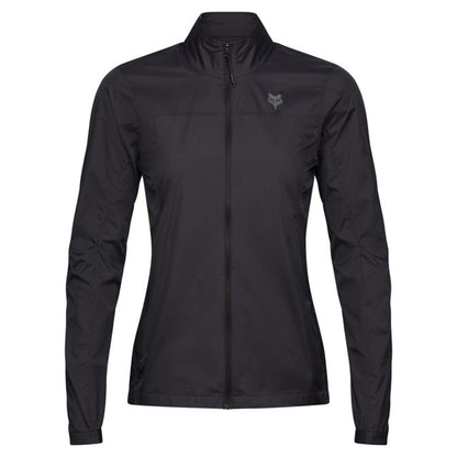 FOX Women's Ranger Wind Jacket - L - Black - Image 1
